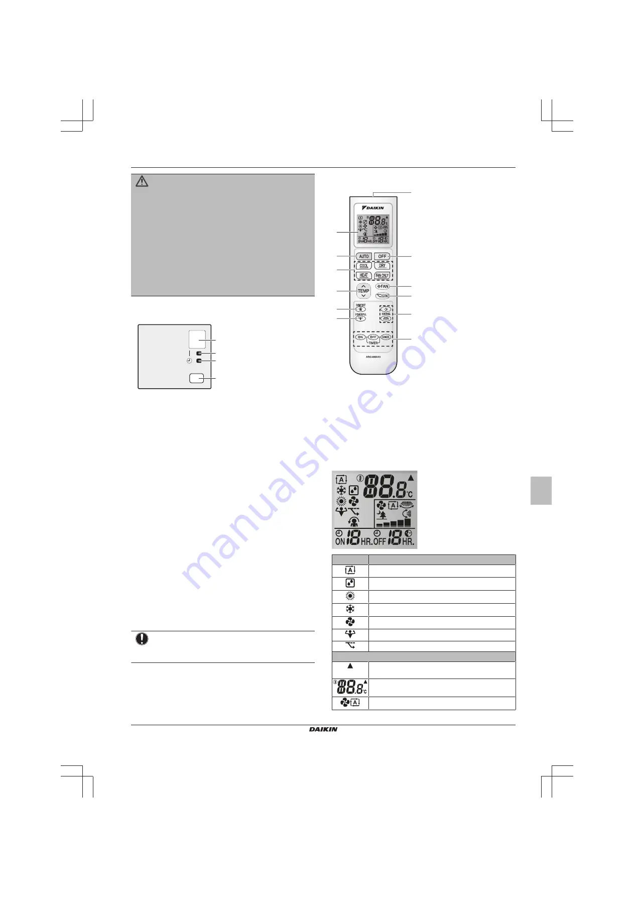 Daikin Siesta R32 split Series Operation Manual Download Page 25