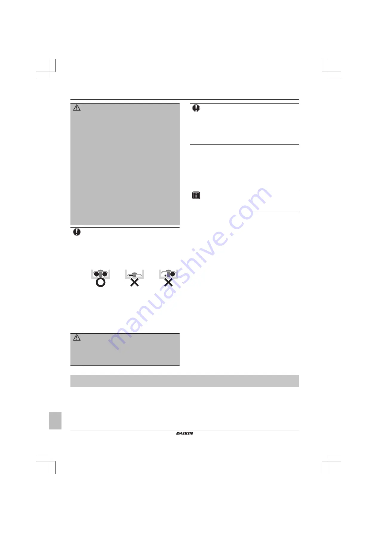 Daikin SkyAir FCAHG100GVEB Installer And User Manual Download Page 8