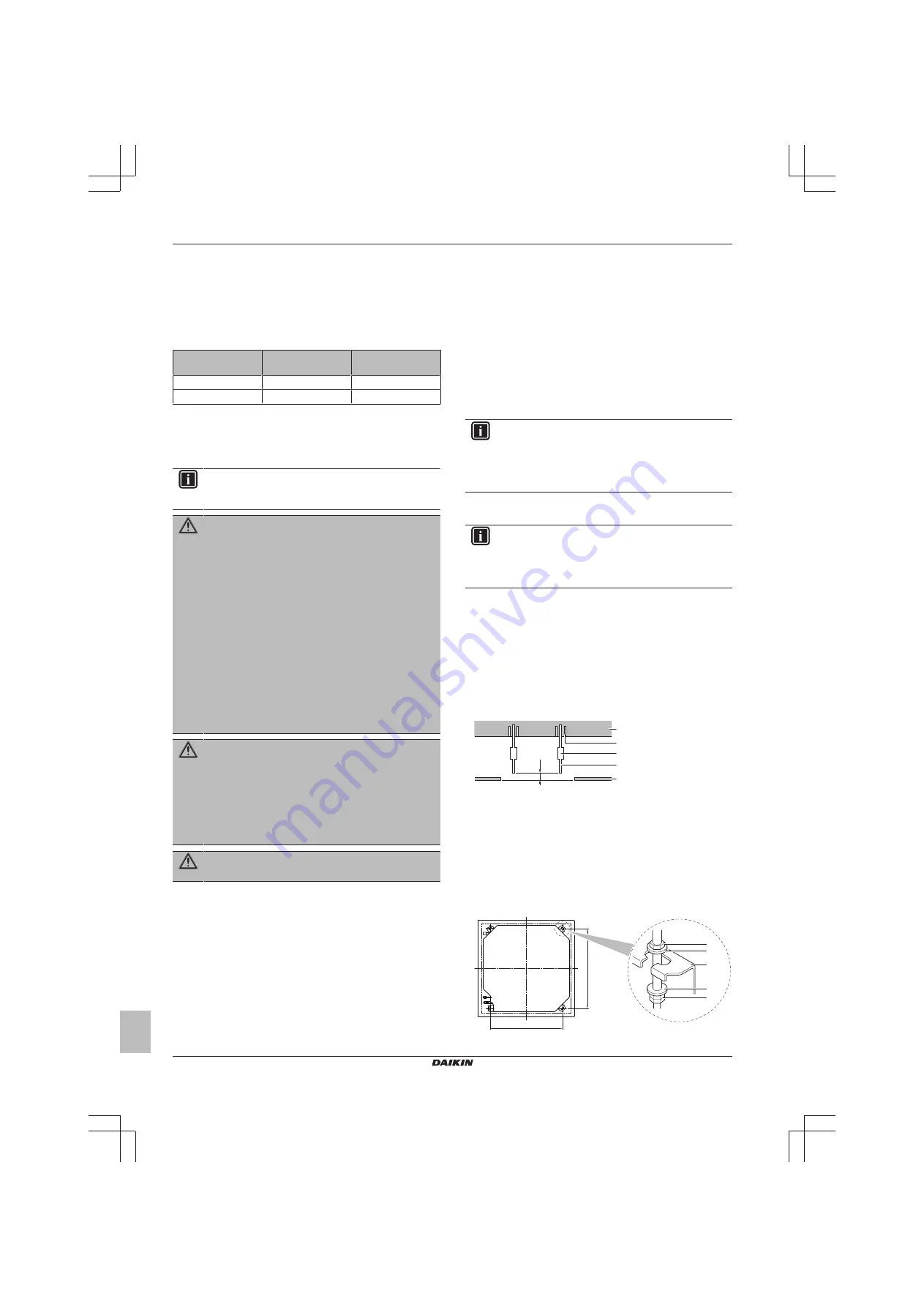 Daikin SkyAir FCAHG100GVEB Installer And User Manual Download Page 12