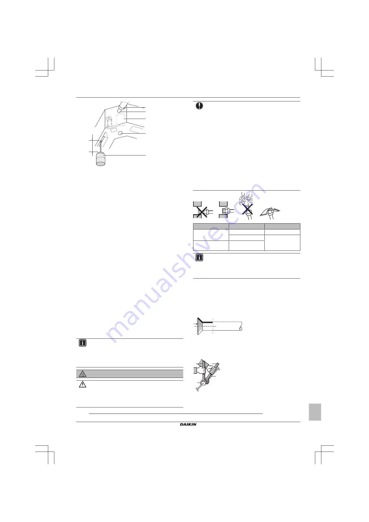 Daikin SkyAir FCAHG100GVEB Installer And User Manual Download Page 15