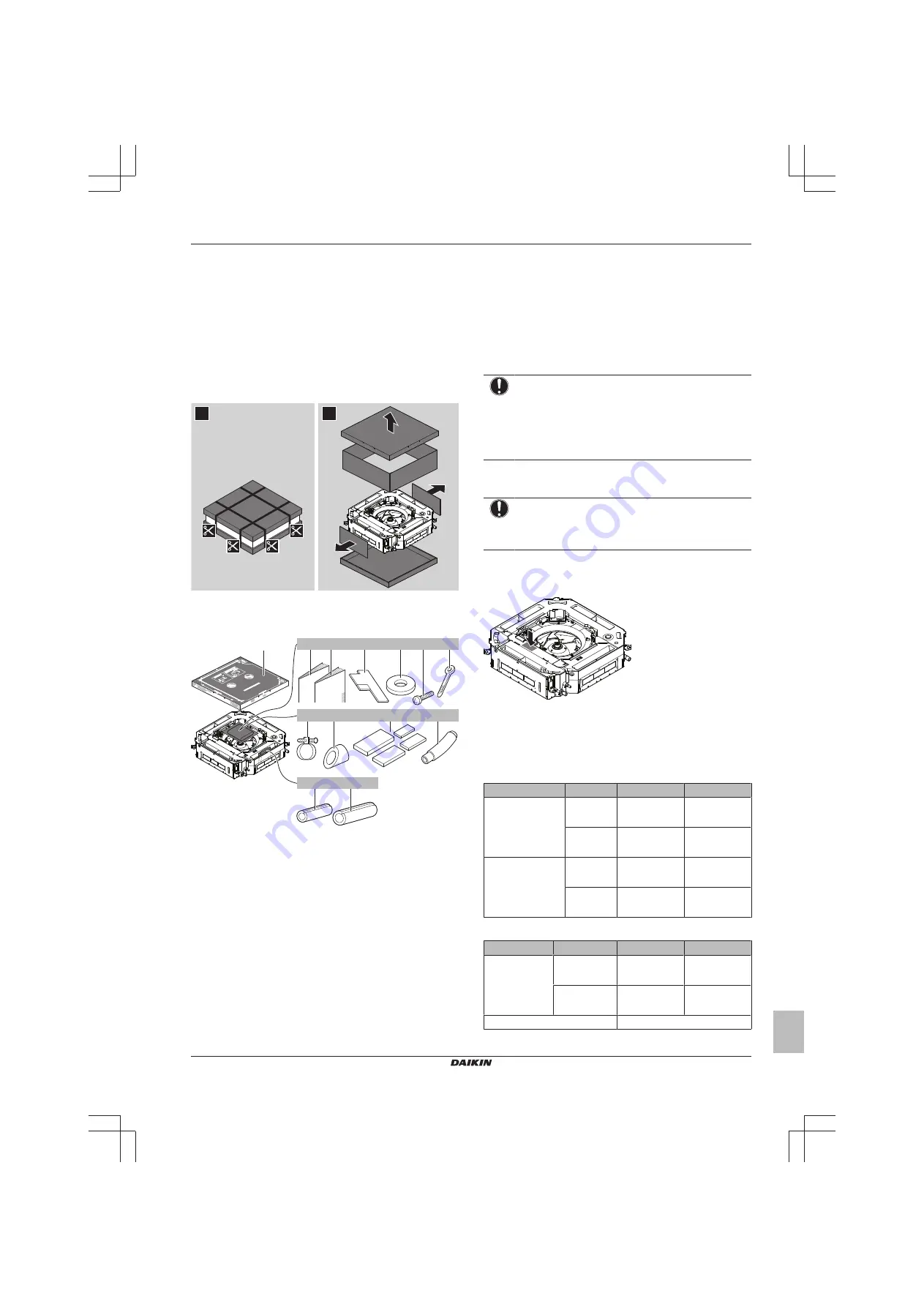 Daikin SkyAir FCAHG71GVEB Installer And User Manual Download Page 9