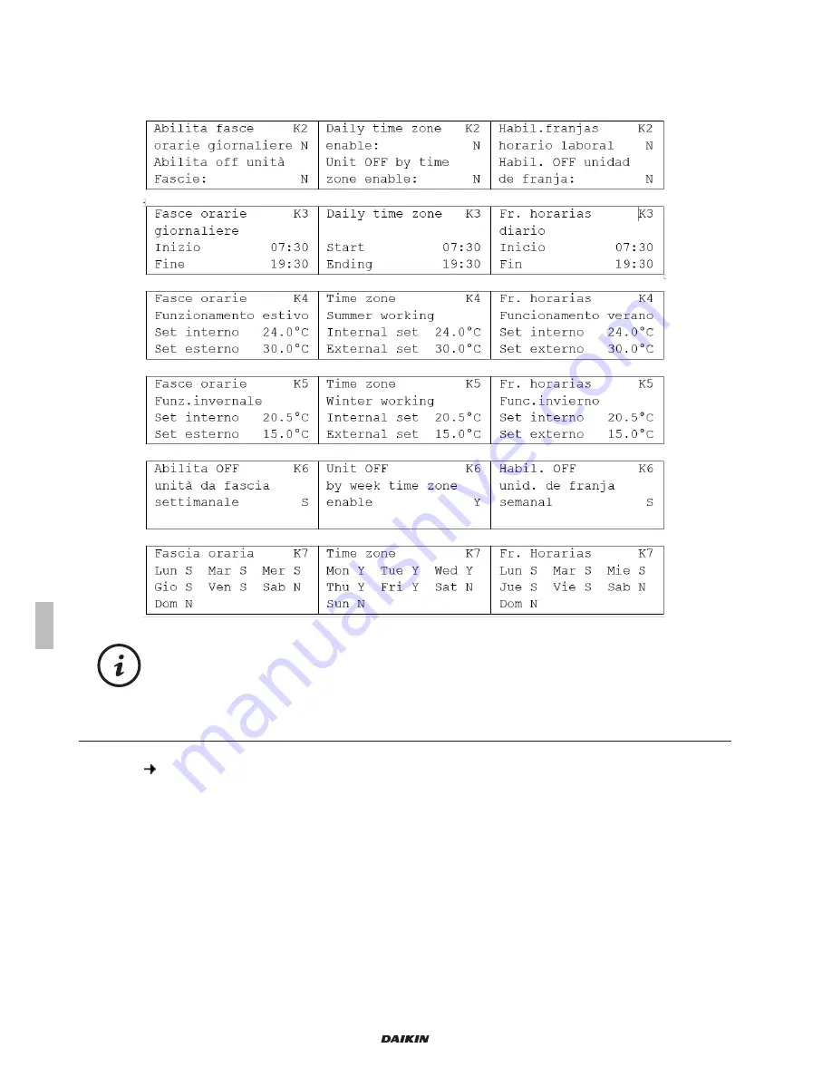 Daikin UATYQ110ABAY1 Operation Manual Download Page 10