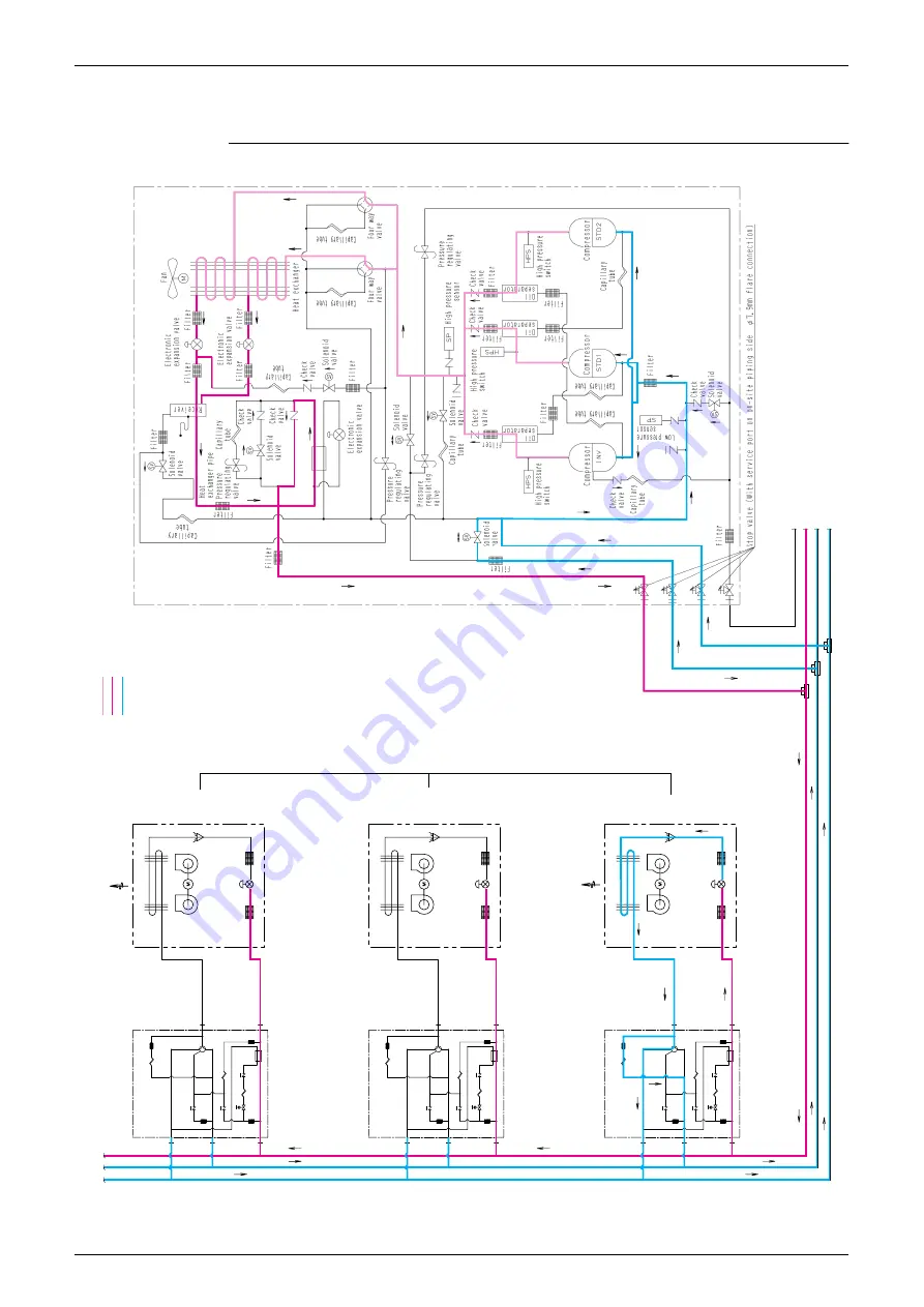 Daikin VRV II REYQ8MY1B Service Manual Download Page 62