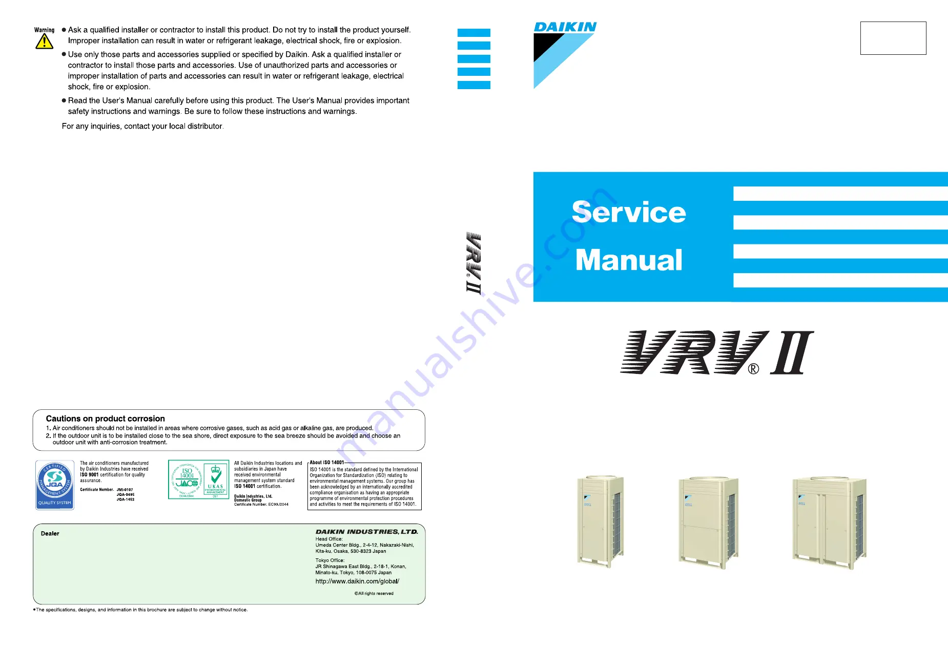 Daikin VRV II RXYQ5MATL Скачать руководство пользователя страница 331