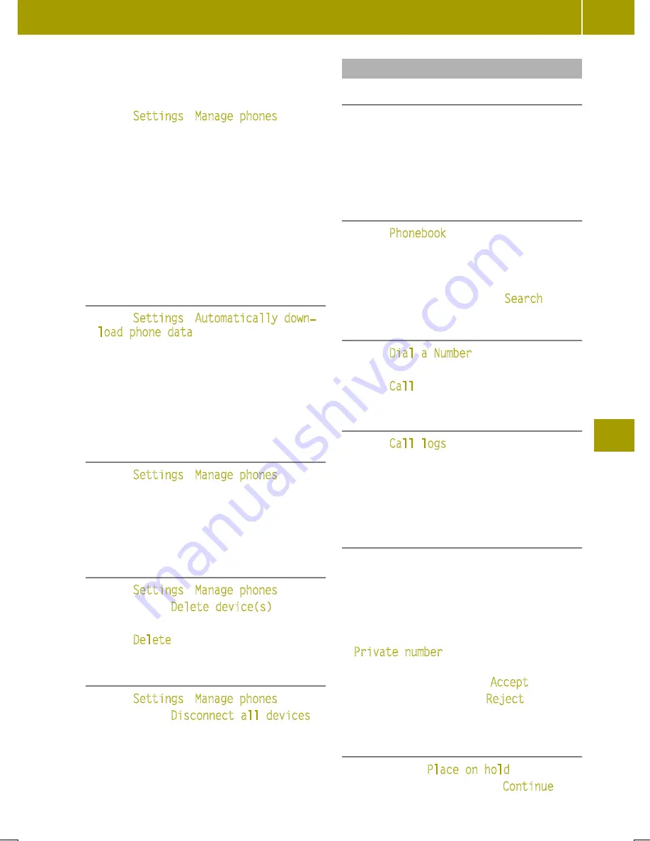 Daimler Smart fortwo cabrio Operator'S Manual Download Page 105