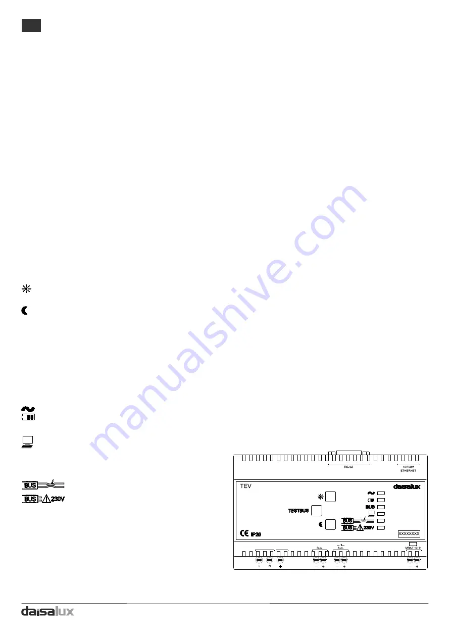 daisalux TEV-1000 Instruction Manual Download Page 7