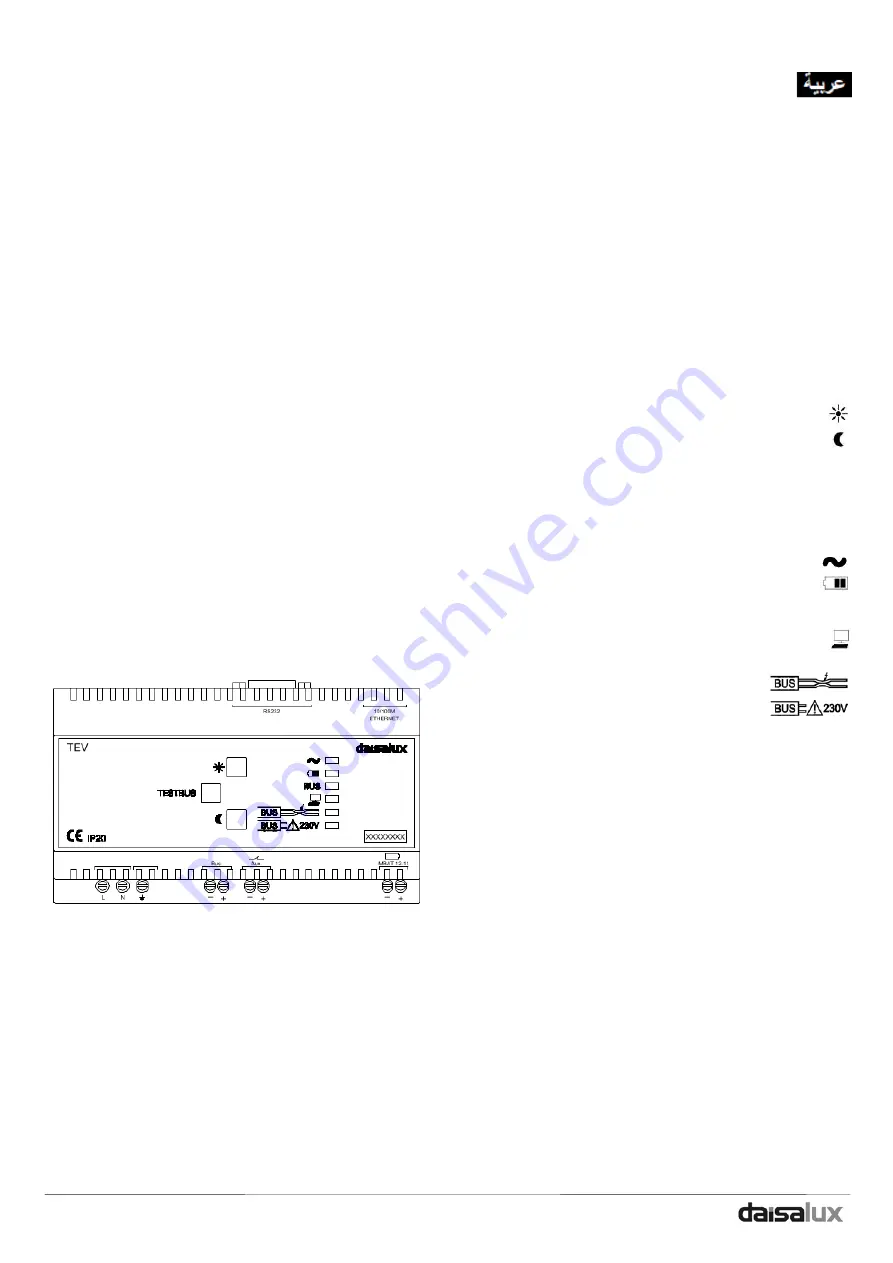 daisalux TEV-200 Instruction Manual Download Page 10