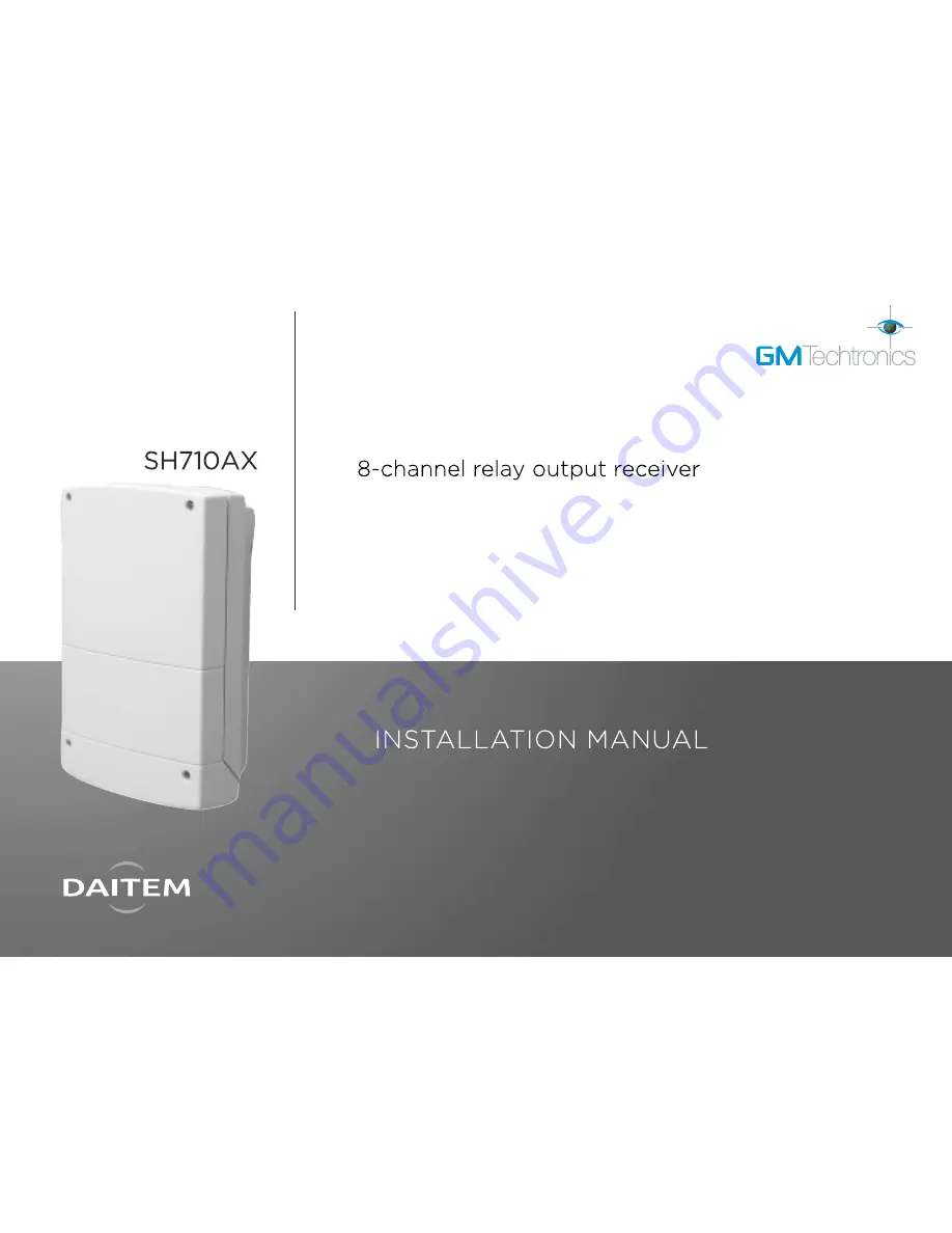 DAITEM SH710AX Скачать руководство пользователя страница 1