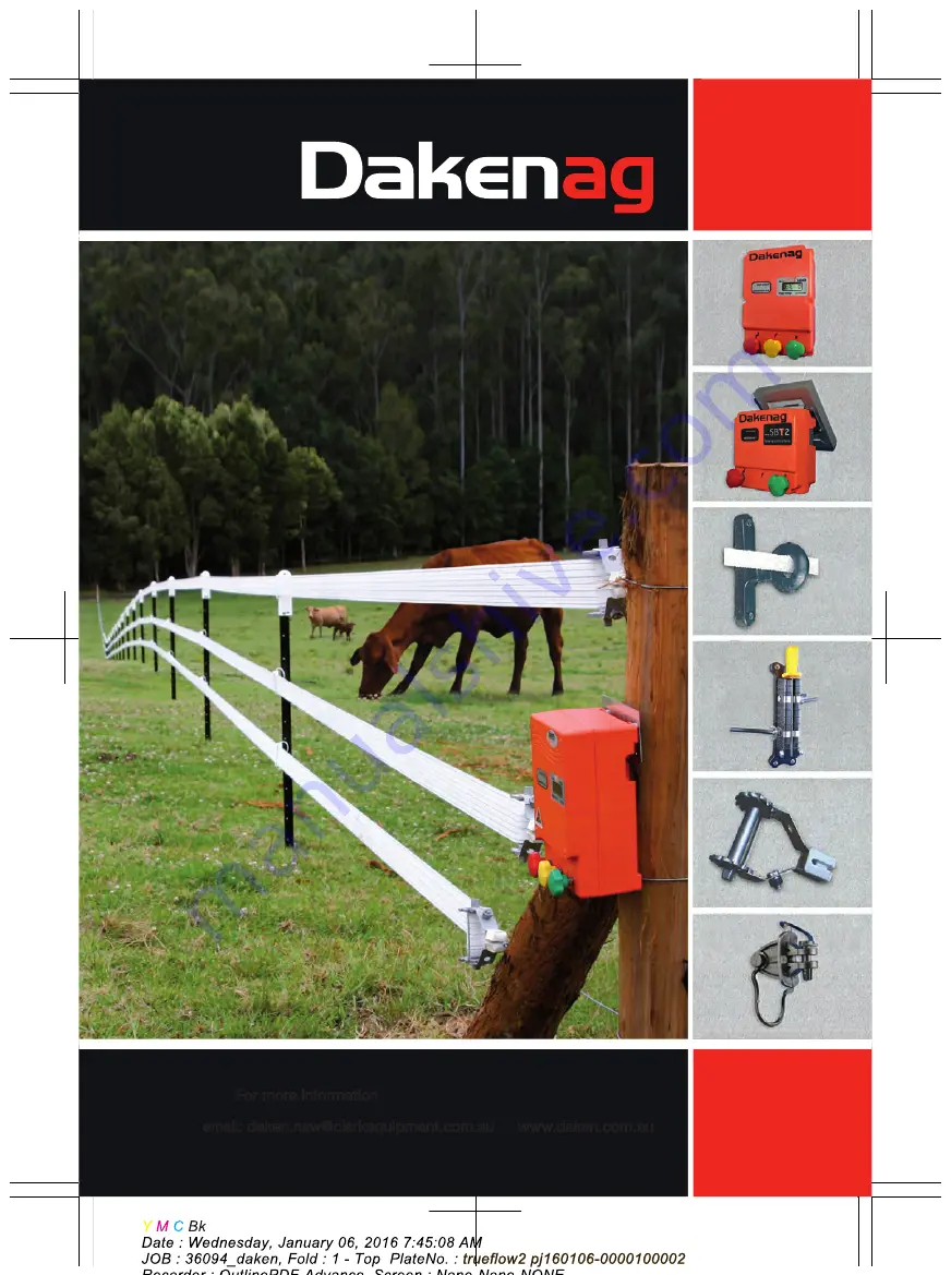 Daken Techfence MT5 Installation And Operation Manual Download Page 1