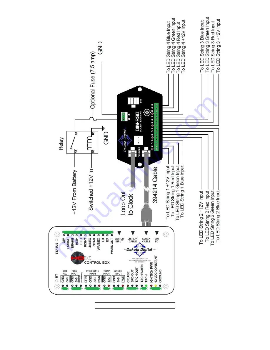 Dakota Digital BIM-RGB Manual Download Page 4