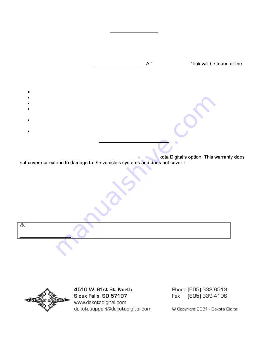 Dakota Digital MLX-9X00 Series Manual Download Page 15