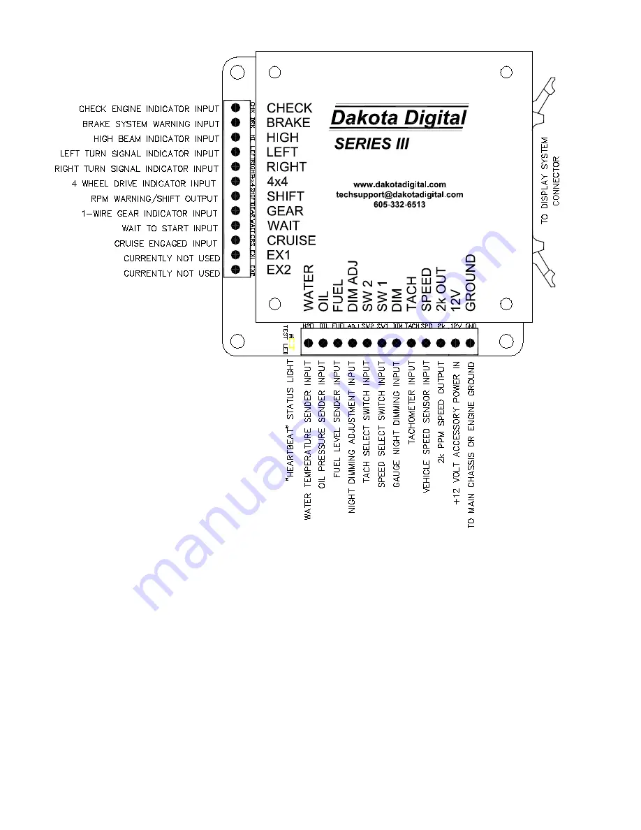 Dakota Digital RET Installation And Operation Manual Download Page 13