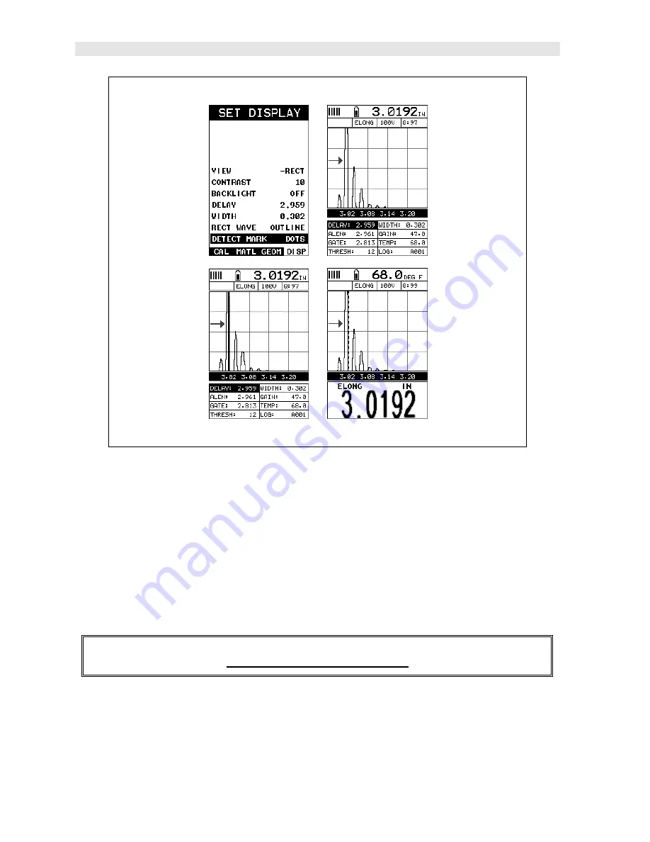 DAKOTA ULTRASONICS MiniMax v2.0 Operation Manual Download Page 158