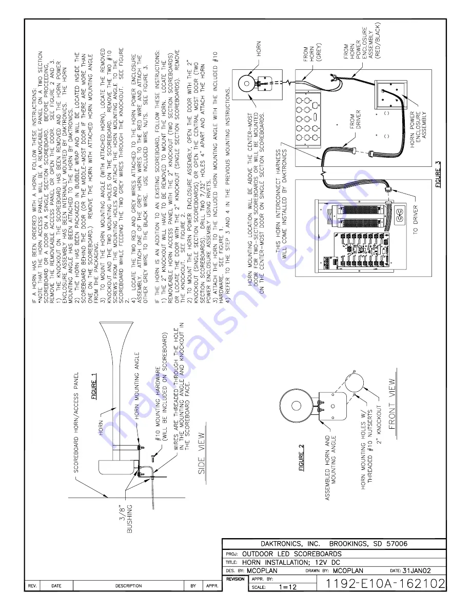 Daktronics BA-1018 Display Manual Download Page 120