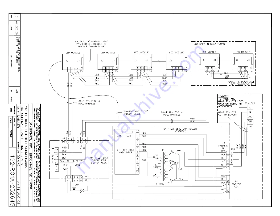 Daktronics BA-1018 Скачать руководство пользователя страница 198