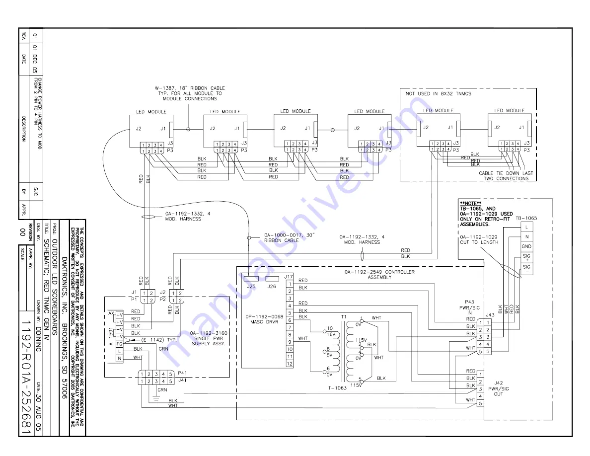 Daktronics BA-1018 Скачать руководство пользователя страница 199