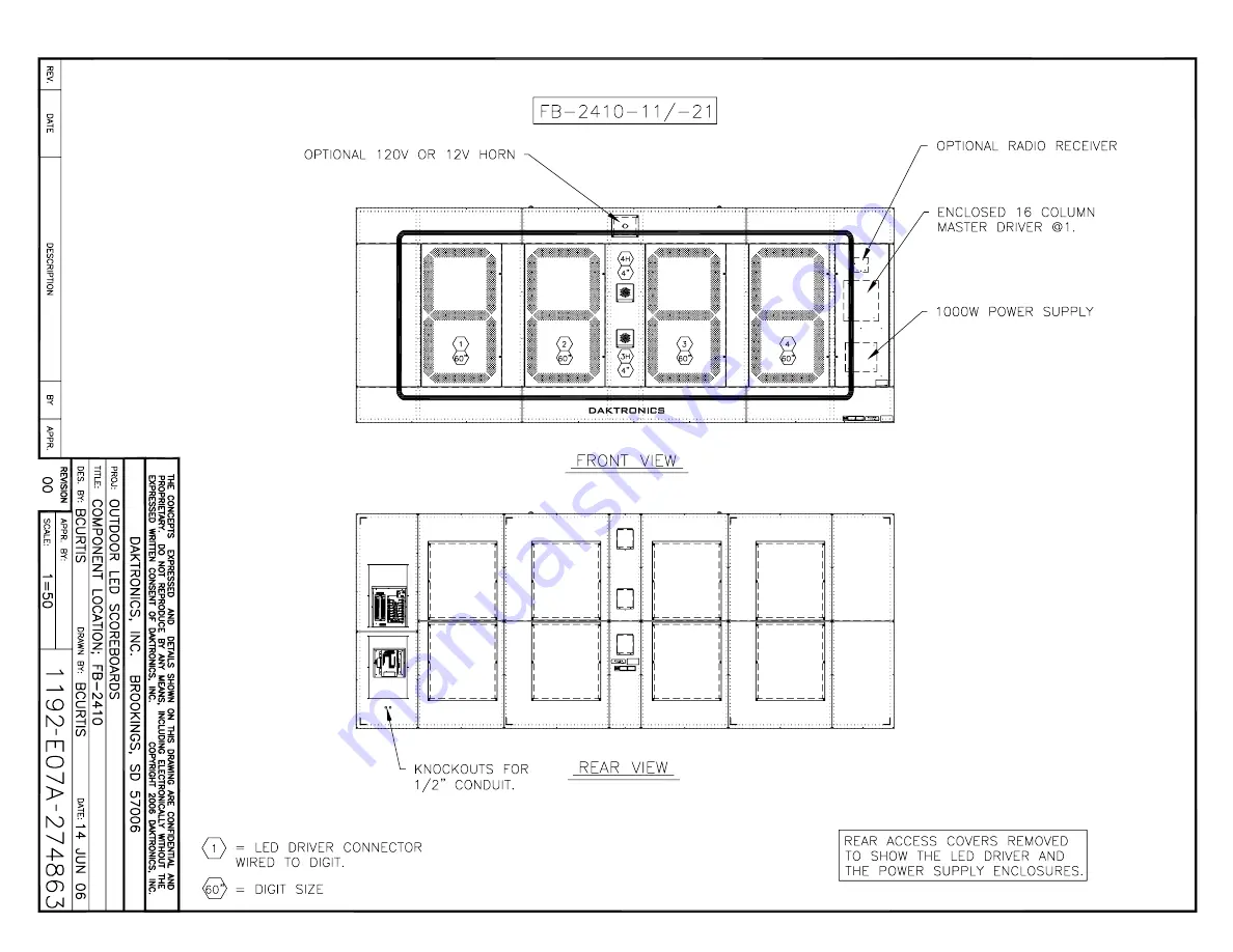 Daktronics BA-1018 Скачать руководство пользователя страница 203