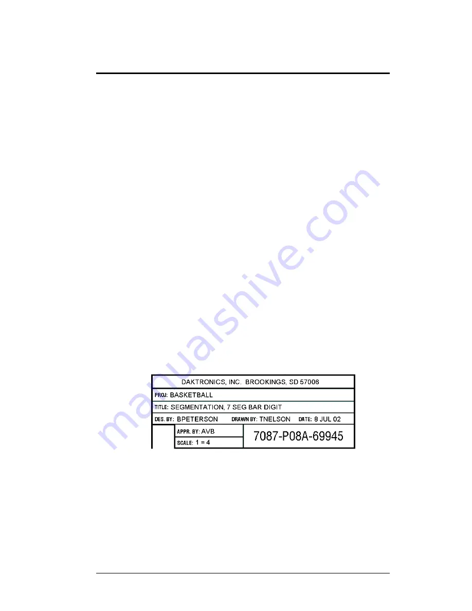 Daktronics BA-1518 Display Manual Download Page 5