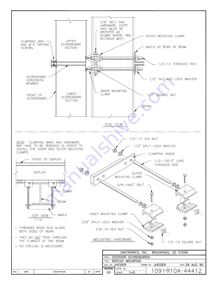 Daktronics BA-1518 Display Manual Download Page 94