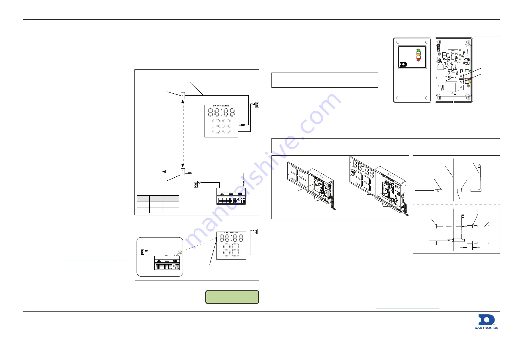 Daktronics BB-2114 Installation Quick Manual Download Page 2