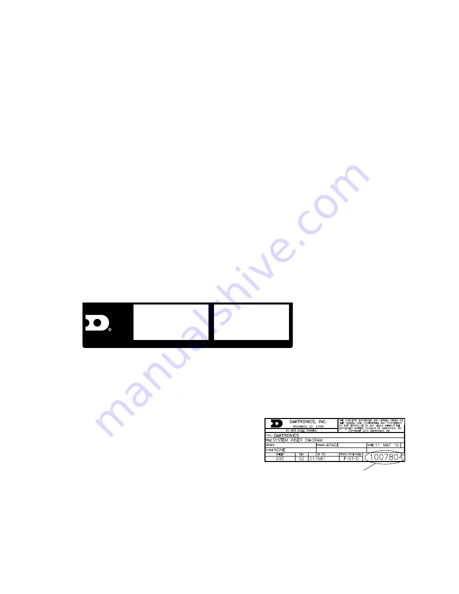 Daktronics BB-2160 Display Manual Download Page 5