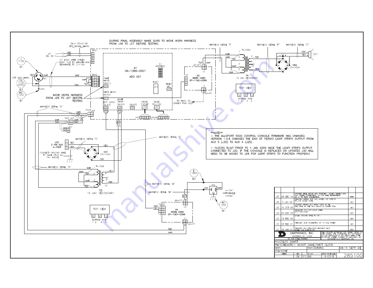 Daktronics ColorSmart BB-3101 Скачать руководство пользователя страница 97