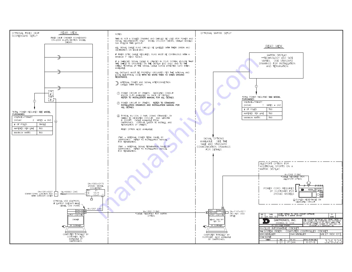 Daktronics CR-2004 Display Manual Download Page 75