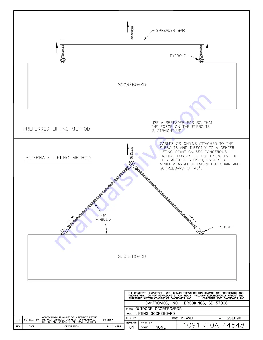 Daktronics DistaView BA-624-31 Display Manual Download Page 43