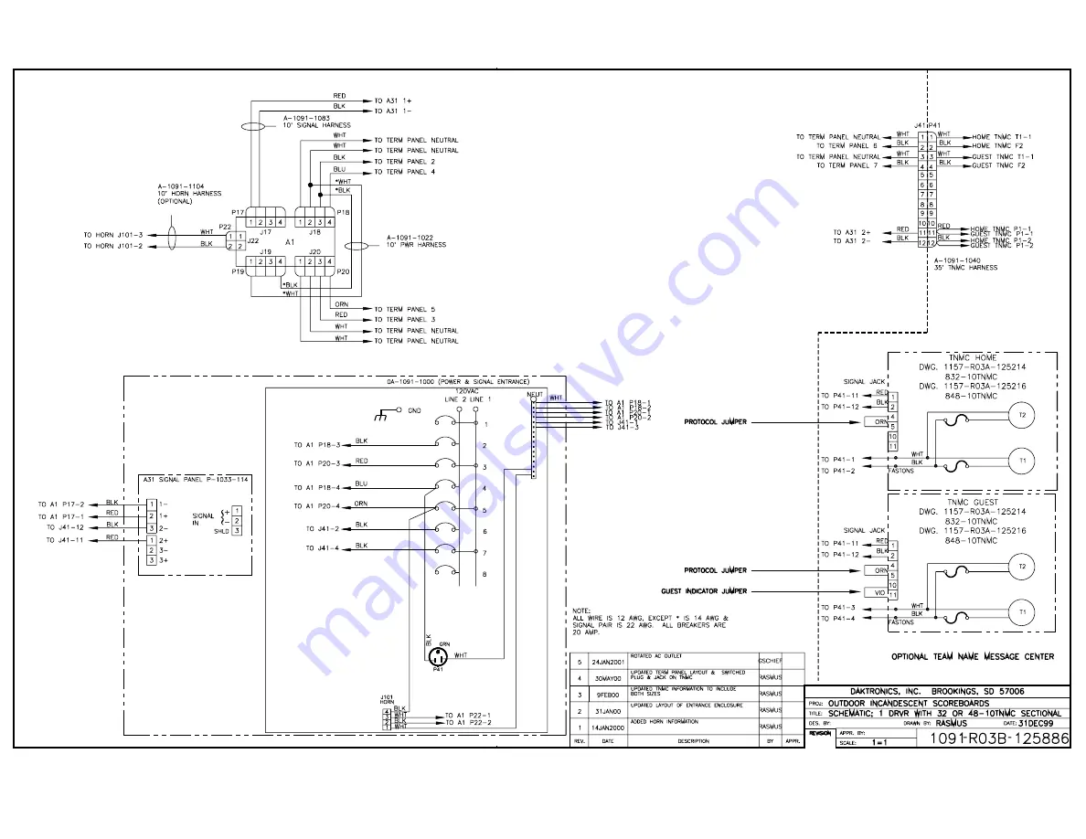 Daktronics FB-1430 Скачать руководство пользователя страница 146