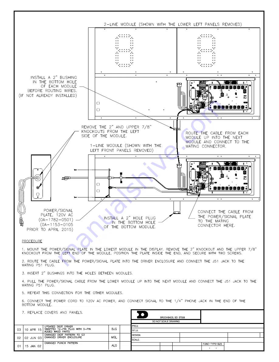 Daktronics SW-2101 Display Manual Download Page 70