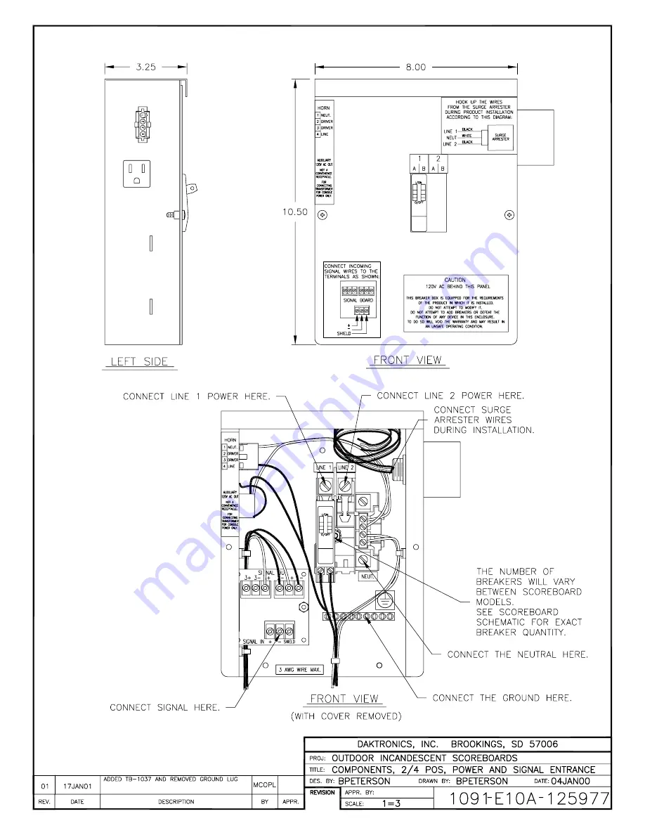 Daktronics TN-2007 Скачать руководство пользователя страница 33