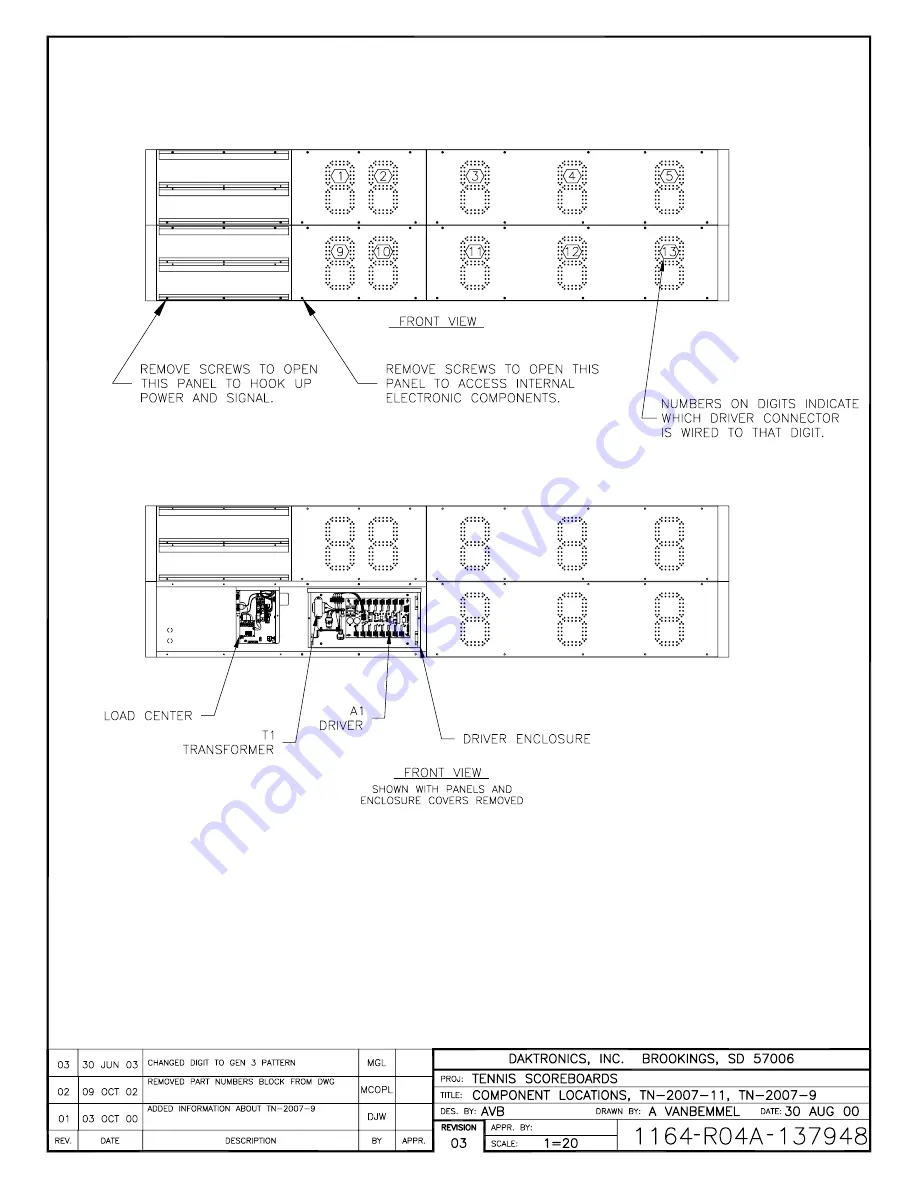 Daktronics TN-2007 Скачать руководство пользователя страница 43