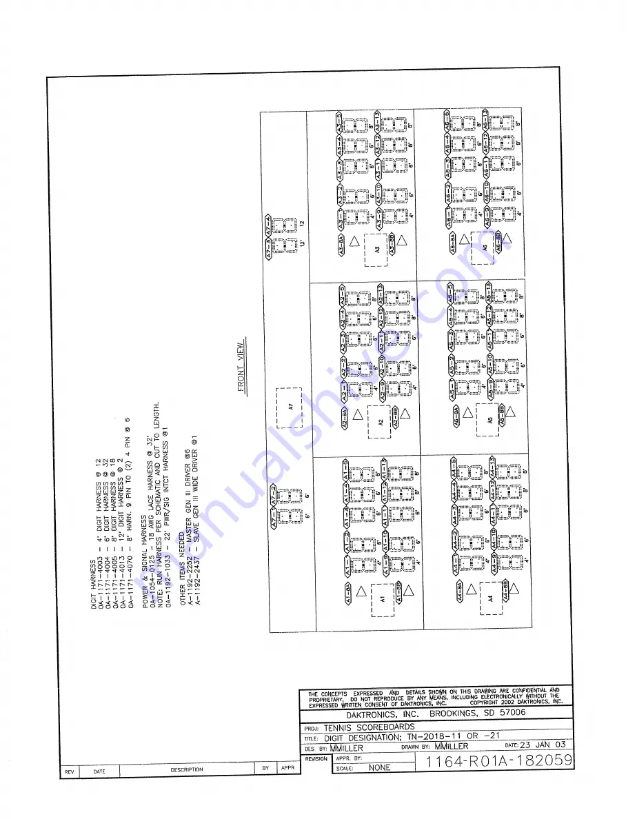 Daktronics TN-2011 Скачать руководство пользователя страница 56