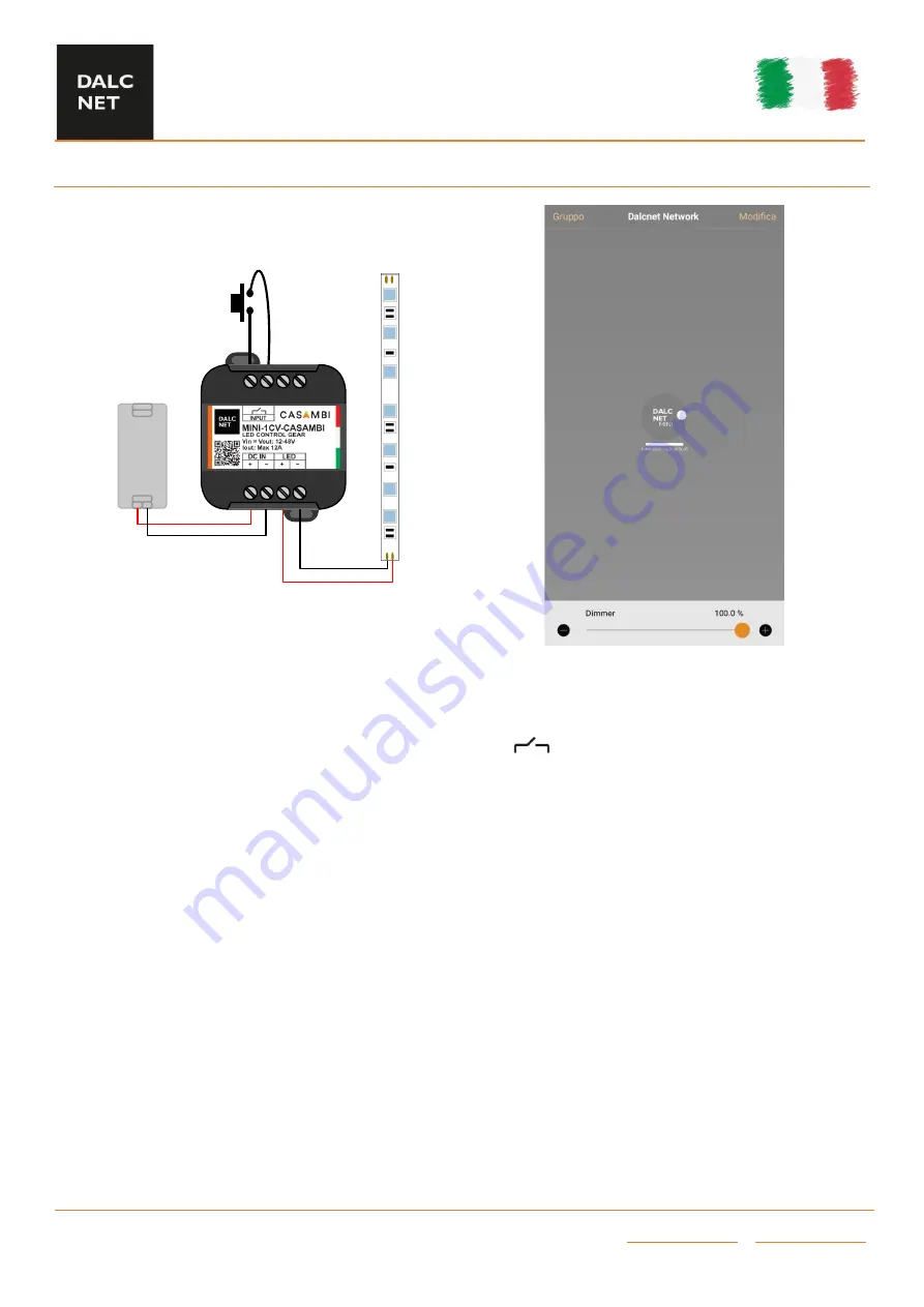 DALCNET MINI 1CV CASAMBI Скачать руководство пользователя страница 4