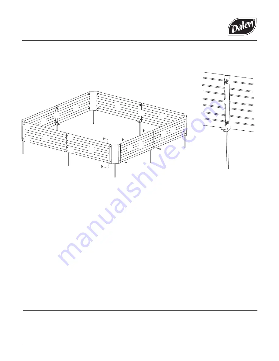 Dalen Rustic Raised Bed Garden 5357 Скачать руководство пользователя страница 1