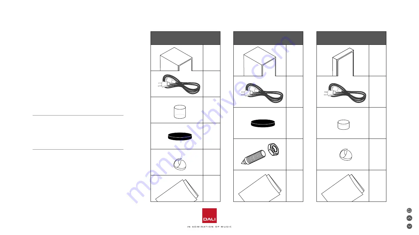 Dali OBERON 1C Manual Download Page 4