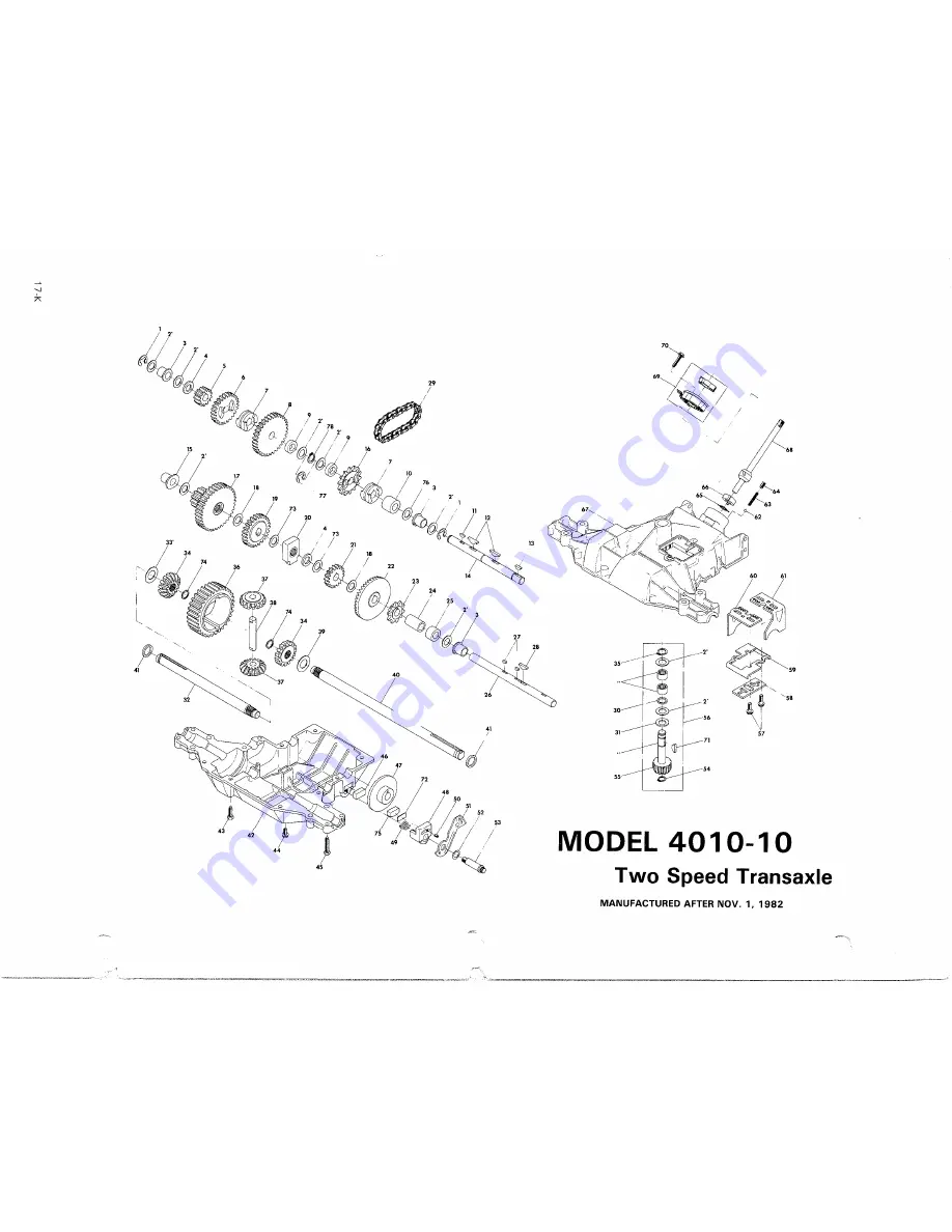 DANA 4010-10 Parts List Download Page 1