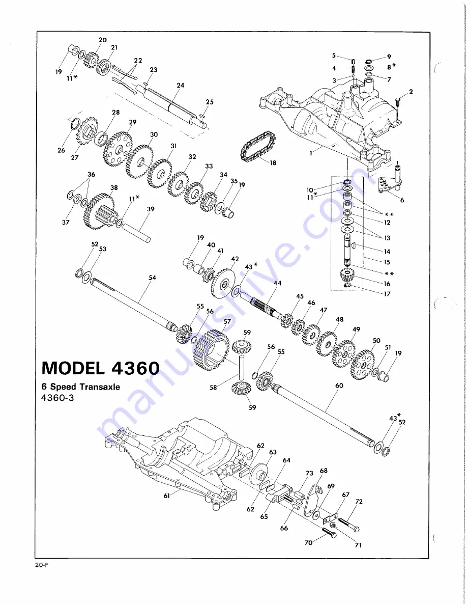 DANA 4360-3 Parts List Download Page 1