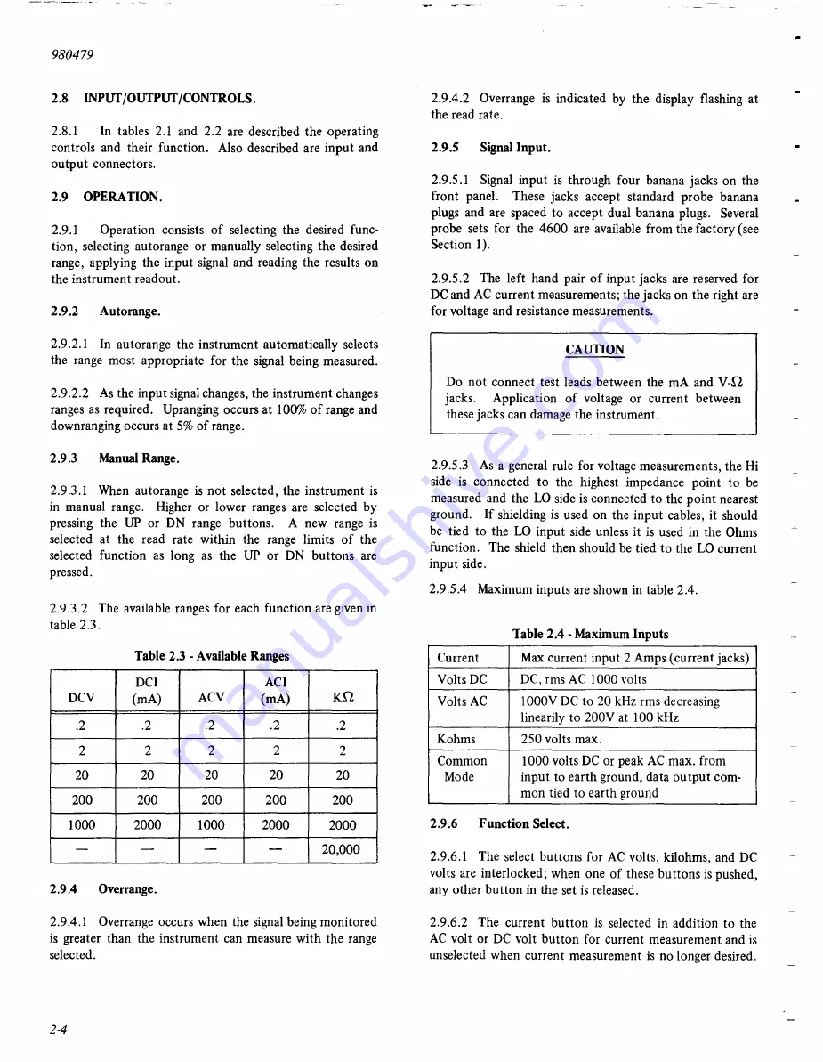 DANA 4600 Technical Manual Download Page 16