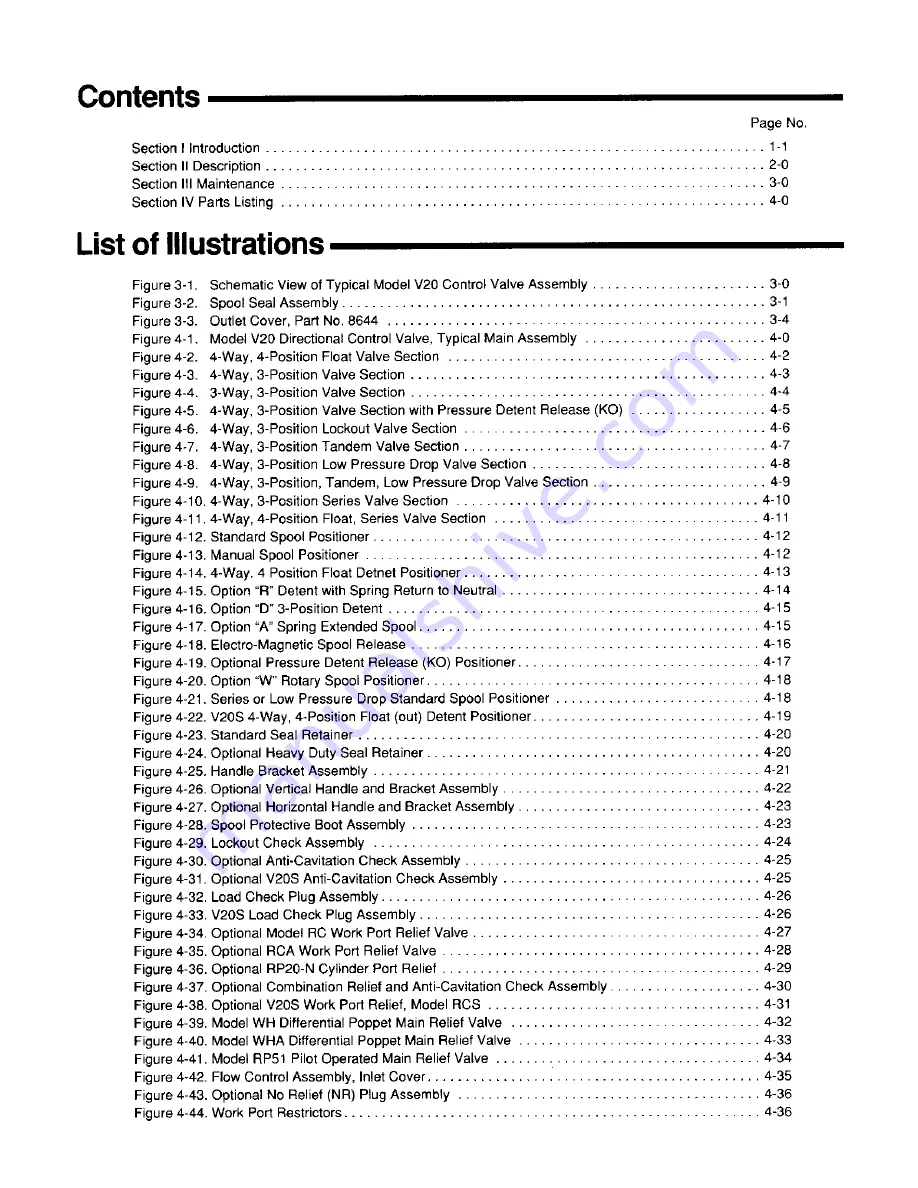 DANA GRESEN CP Service And Parts Manual Download Page 2