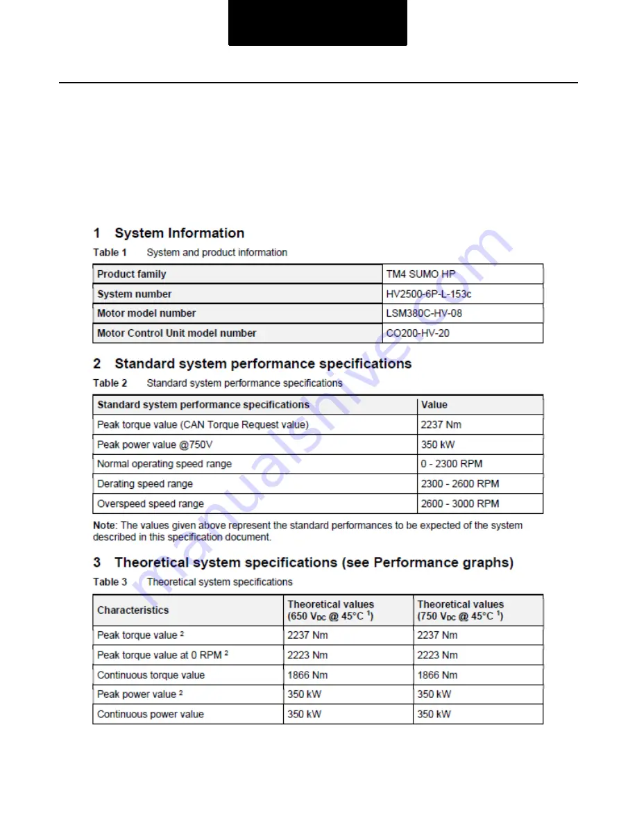 DANA SPICER TM4 SUMO HP HV Powertrain Troubleshooting Manual Download Page 10