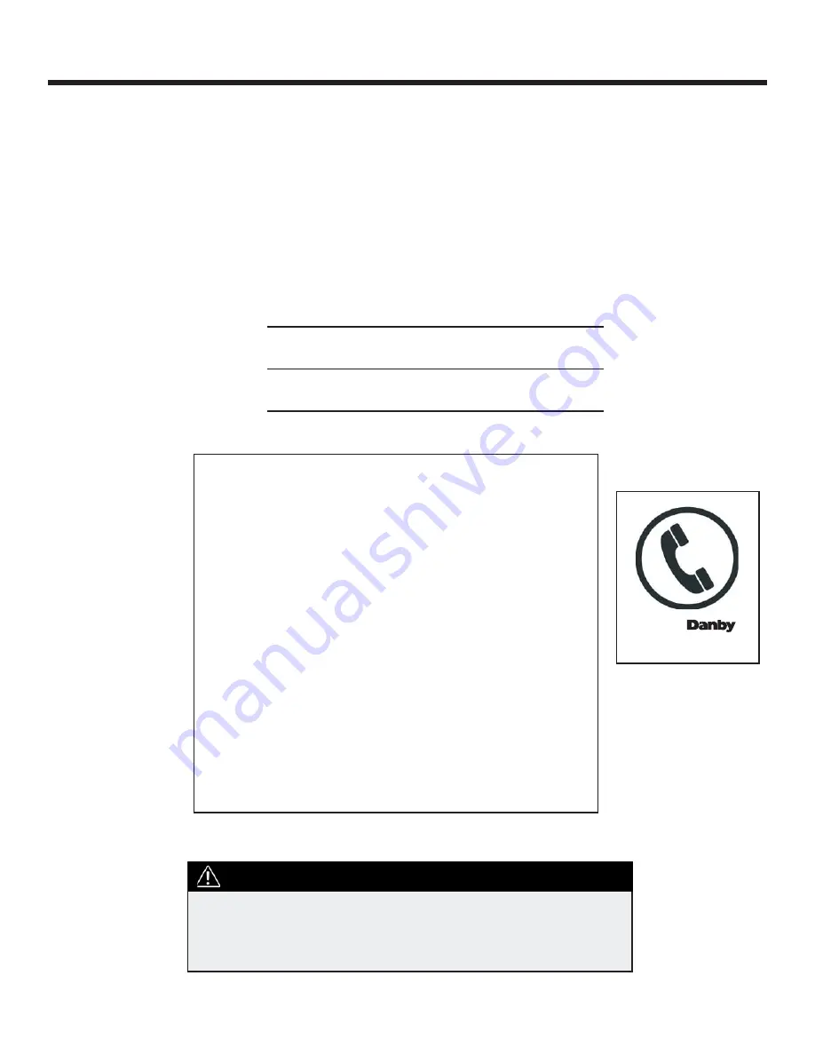 Danby DAC080EUB6GDB Owner'S Use And Care Manual Download Page 5