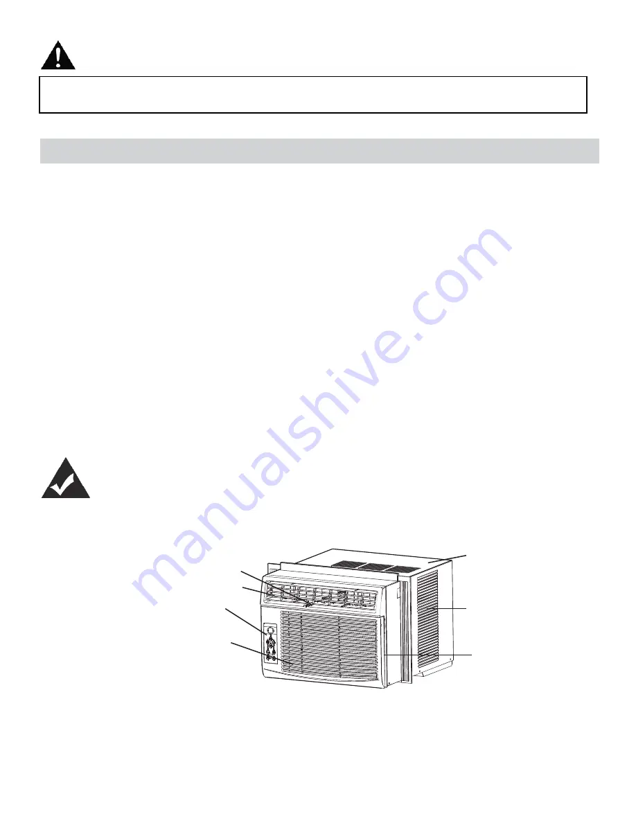 Danby DAC080EUB6GDB Owner'S Use And Care Manual Download Page 7