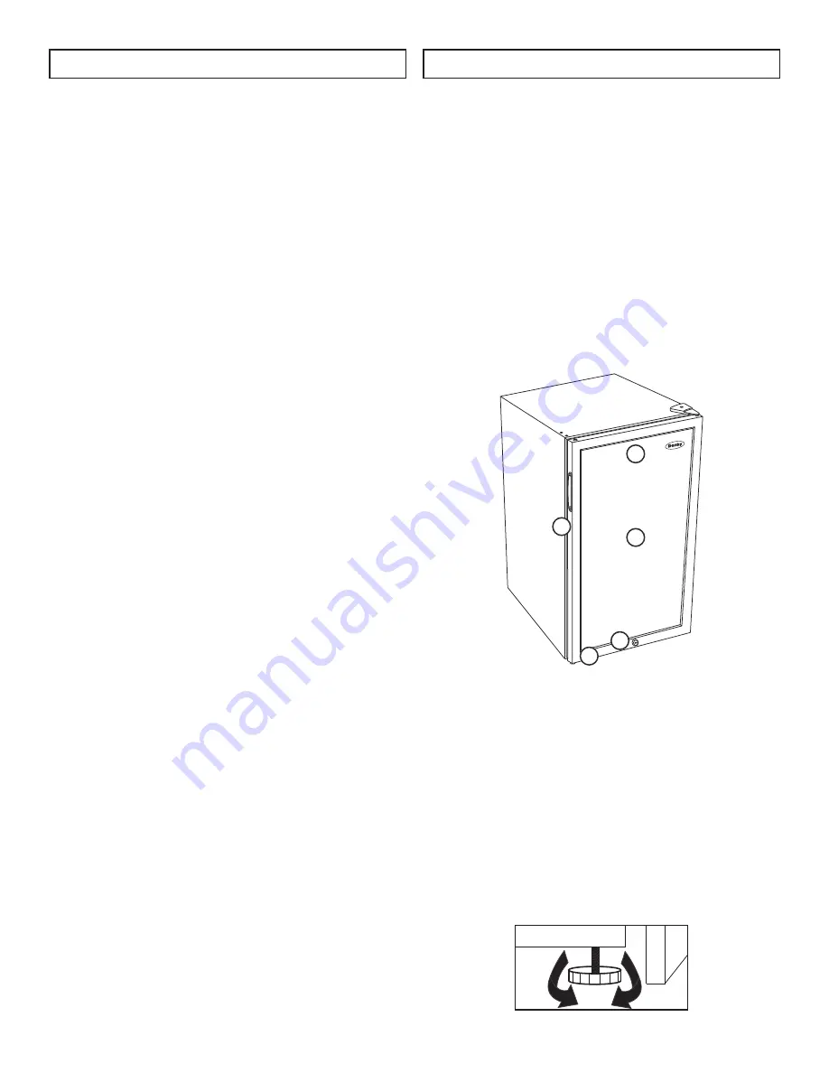 Danby DBC117A1BSSDB-RF Скачать руководство пользователя страница 3