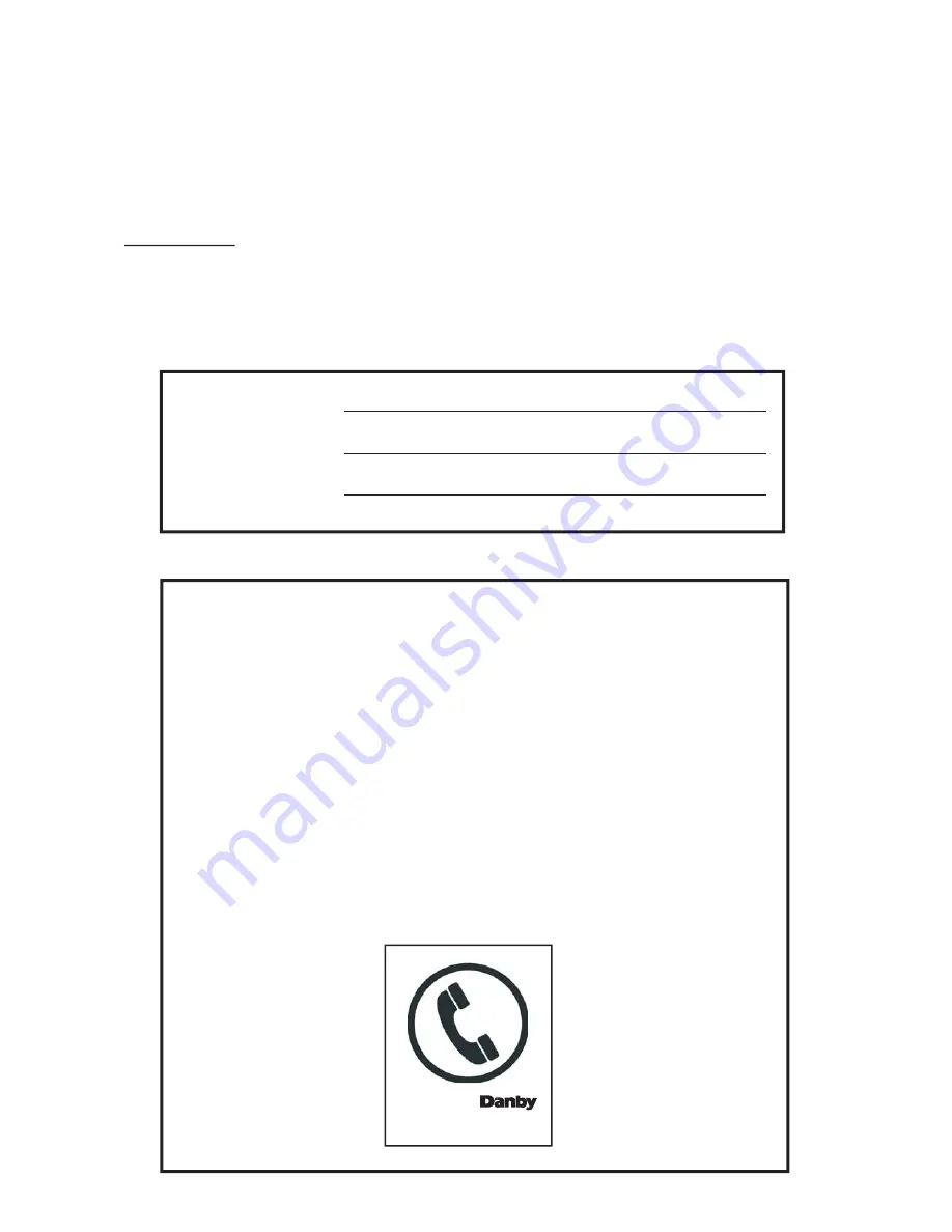 Danby DCR032A2WBUD1 Owner'S Use And Care Manual Download Page 4