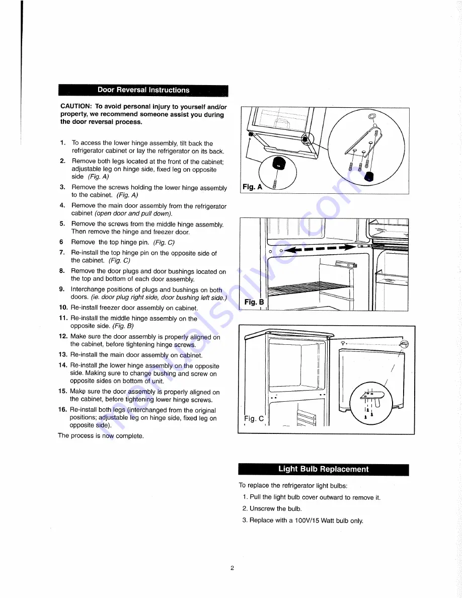 Danby DCR326 Скачать руководство пользователя страница 3