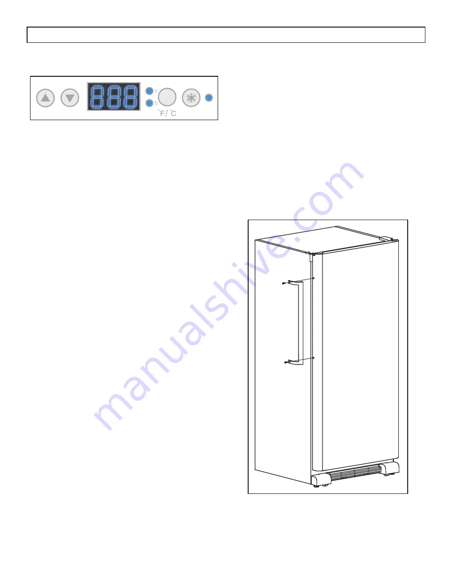 Danby Designer DUF167A4WDD Owner'S Manual Download Page 13