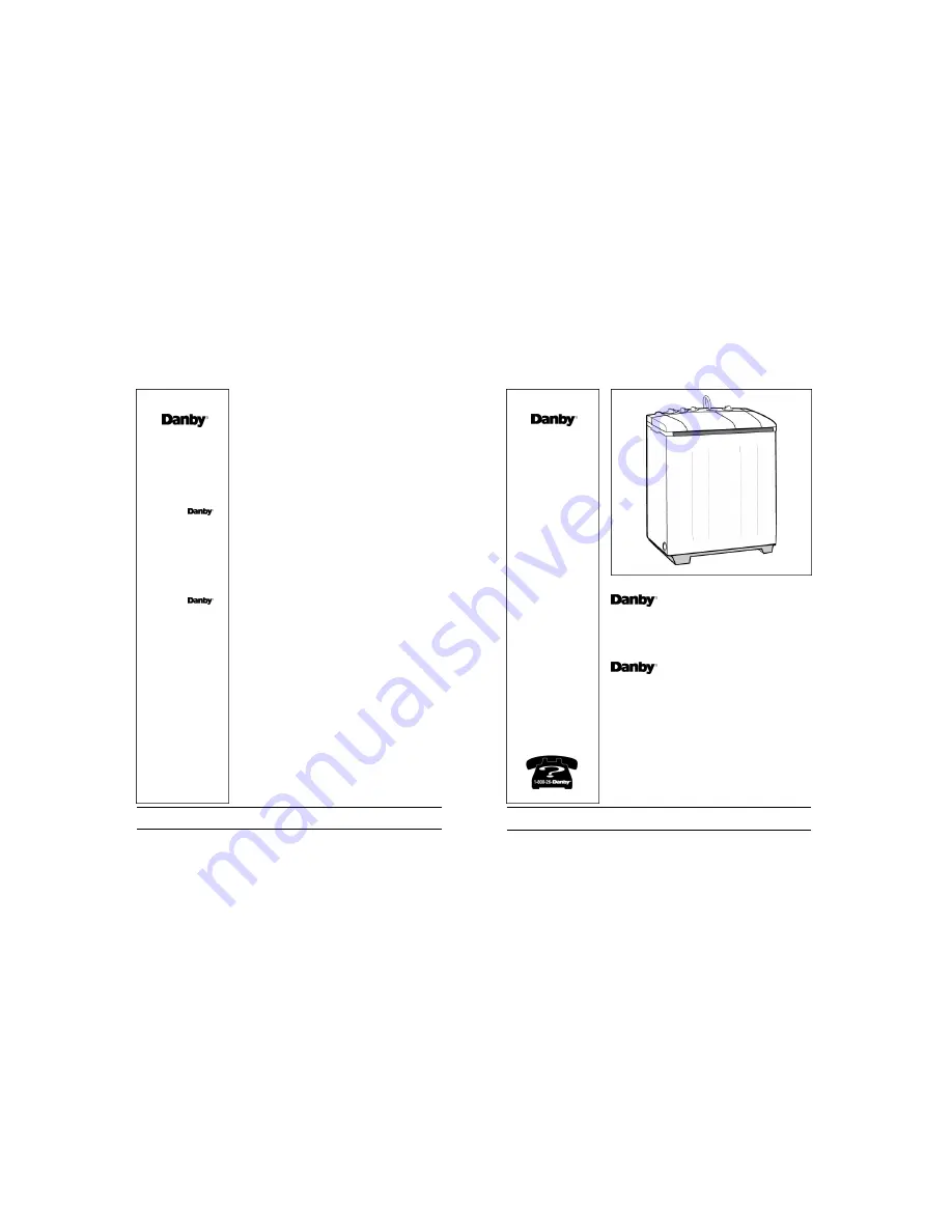 Danby DTT420 Instructional Manual Download Page 1