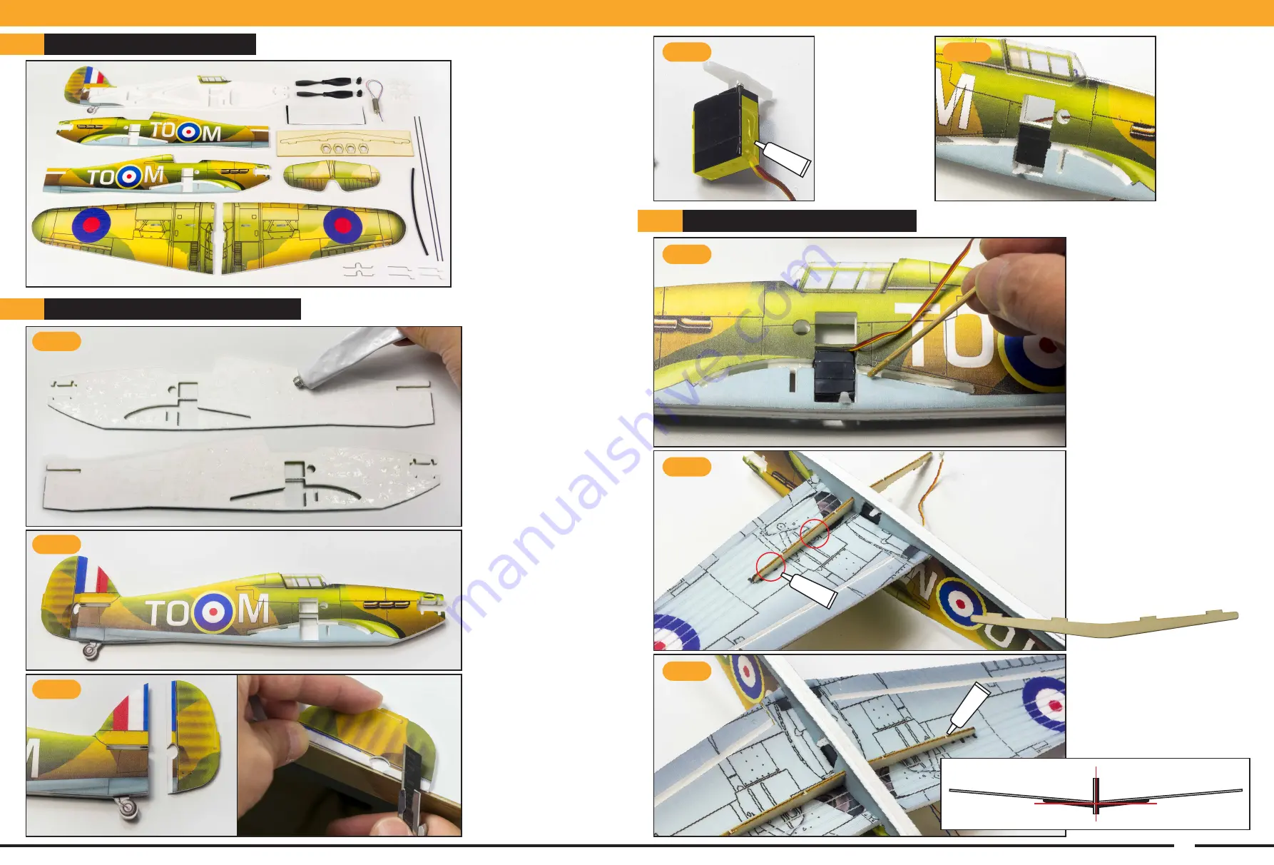 Dancing Wings Hobby Hawker-Hurricane E28 Instruction Manual Download Page 2