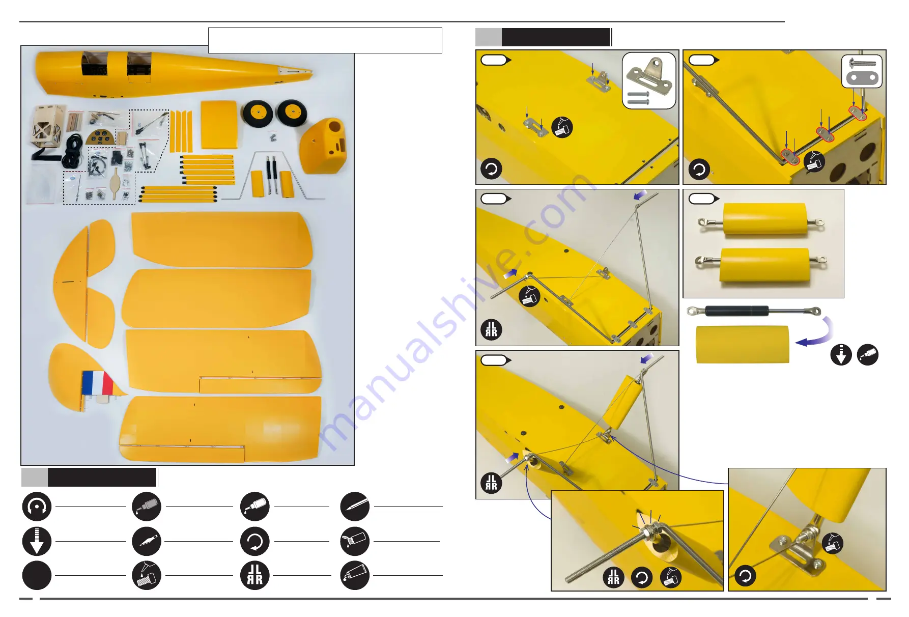 Dancing Wings Hobby Tiger Moth DH82 2.15M Instruction Manual Download Page 2